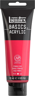 Liquitex BASICS Acrylic Paint, 118ml Tube, Pyrrole Red by Liquitex