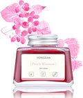 Hongdian Fountain Pen Bottled Ink Peach Blossom Color, 60ml Non Carbon Inkwell by Asvine