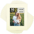 Mat Board Center, 11x14 for 8x10 Ivory Color Mats by MatBoardCenter