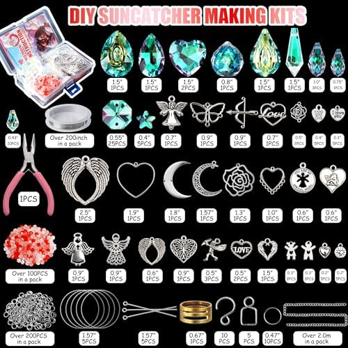 Suncatcher Kits 500PCS DIY Sun Catchers for Adults Home Wedding Decor Gift