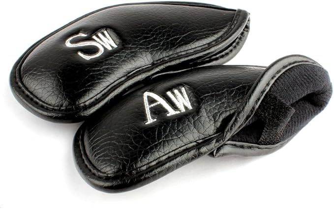 Craftsman Golf Skull Skeleton Black Golf Club Head Covers Headcover for Woods Driver and Hybrids Irons