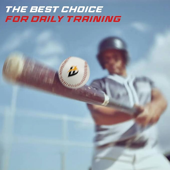 Baseballs, Practice Baseballs, Baseball for Youth Teenager/Adults Players Training Ball, Safe Throwing for Indoor/Outdoor, Batting Practice