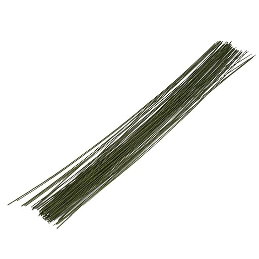 DECORA 26 Gauge Dark Green Floral Wire by DECORA