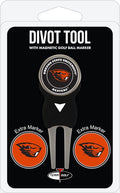 Team Golf NCAA Divot Tool with 3 Golf Ball Markers Pack, Markers are Removable Magnetic Double-Sided Enamel