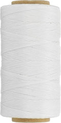 PATIKIL 284 Yard Flat Waxed Thread 150D 1mm Leather Sewing Cord by PATIKIL