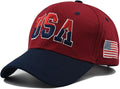 USA Flag Baseball Cap American Patriotic Trucker Hat Father Dad Mother Mom Adjustable Sportswear Hat for Men Women Adults