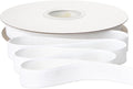 Ribbli Polyester White Velvet Ribbon, 5/8 Inches Continuous10-Yard Spool by Ribbli