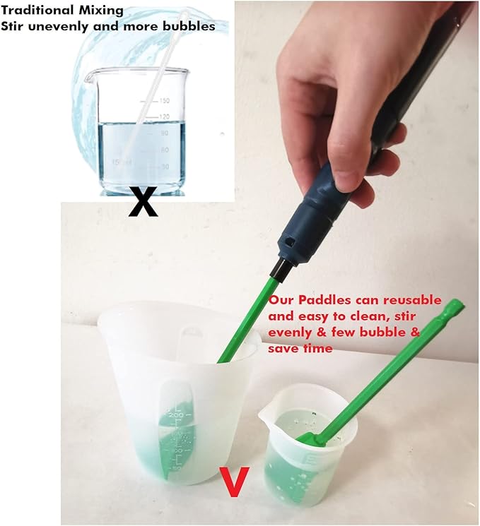 Resin Mixer Paddles, Reusable Paint Mixer - Image 6
