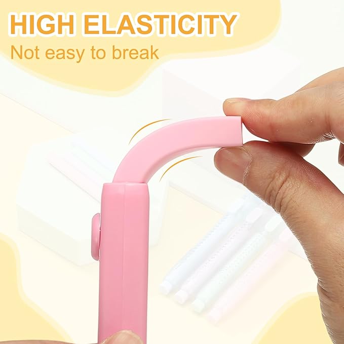 PATIKIL 4 Pack Erasers, Sliding Retractable Eraser Push Pull Cute Pencil - Image 3