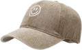 Unisex Basic Solid Baseball Cap Vintage Washed Distress Cotton Low Profile Dad Hat Adjustable Sports Hat