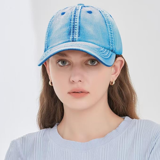 Baseball Cap Vintage Washed Hats Distressed Trucker Hat for Women Men