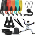 Davllin Baseball Resistance Trainer,Training Aid for Baseball Softball Pitchers,Interchangeable Grips to Build Arm Strength,Arm Bands for Baseball Players,Baseball Throwing Trainer,Great to Warm-Up