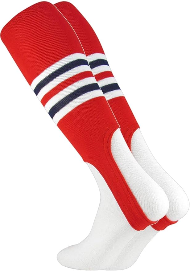 TCK Striped Baseball Stirrups Softball Stirrups 7 Inch
