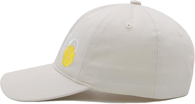Pickleball Hat for Women Men, Adjustable Embroidered Heart Pickleball Baseball Cap