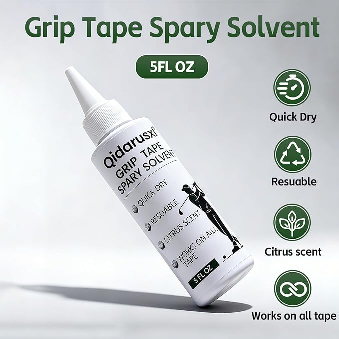 Golf Grip Kit for Regripping Golf Clubs – All-in-One Golf Regripping Kit with Portable Table Vise Rubber Clamp, Hook Blade, Grip Tape, Solvent & Tools – Golf Grip Replacement Kit