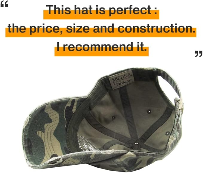 KBETHOS Flag USA America Military Thin Blue Line Thin Red Line Vintage Distressed Baseball Cap Dad Hat Unisex Adjustable…