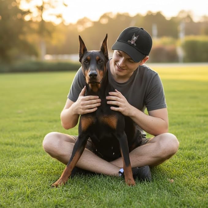 Pet Dog Lover Gifts,Embroidered Dog Baseball Hats for Men Women Dad Mom