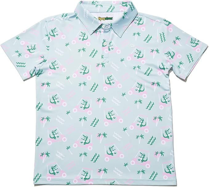 Tipsy Elves Kids and Toddlers Golf Shirts - Athletic Comfort Fit with Quick Dry Material