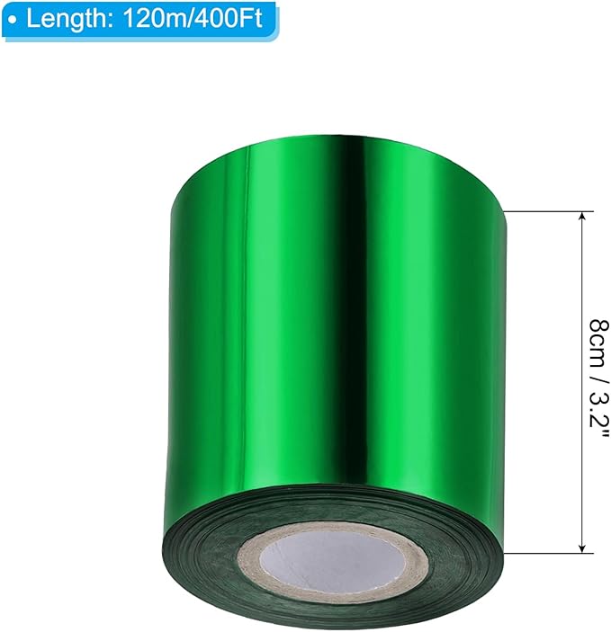 PATIKIL 3.2"x400Ft Hot Stamping Foil Paper, Heat Transfer Hot Stamping Paper - Image 2