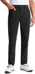 CRZ YOGA All Day Comfy 5-Pocket Golf Pants for Men - 28"/30"/32"/34" Quick Dry Lightweight Casual Work Stretch Trousers
