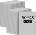 Frienda 50 Pack Rubber Carving Blocks 4 x 6 Inch, Rubber Stamp Carving Blocks by Frienda
