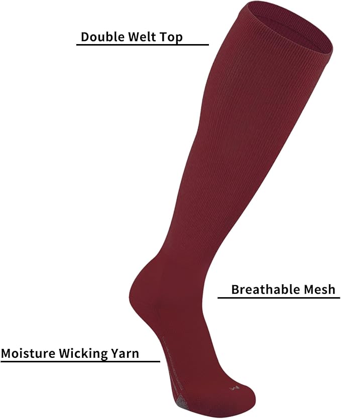 Youth Elite Baseball/Softball Socks & Belt Combo (3 Pairs of Socks with 1 Belt)