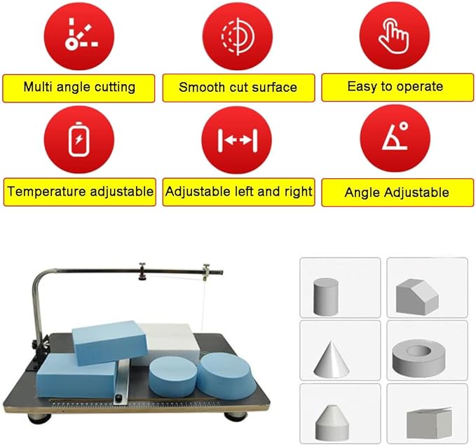 Tabletop Hot Wire Foam Cutter Hot Wire Cutter 22.8x15in Foam Sponge Cutting - Image 3