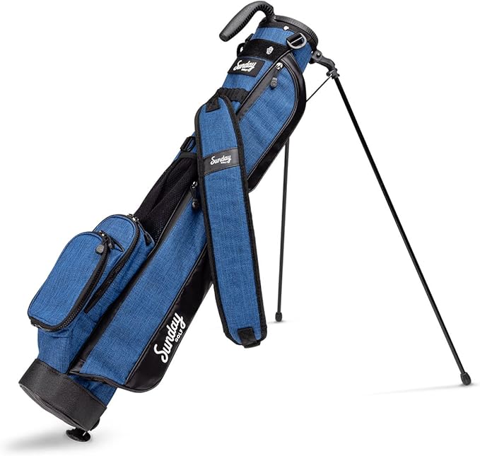 The Original Sunday Golf Loma Bag – Lightweight Golf Bag with Strap & Stand, Easy to Carry Pitch n Putt Stand Bag for Driving Range, Par 3 & Executive Courses, 31 Inches