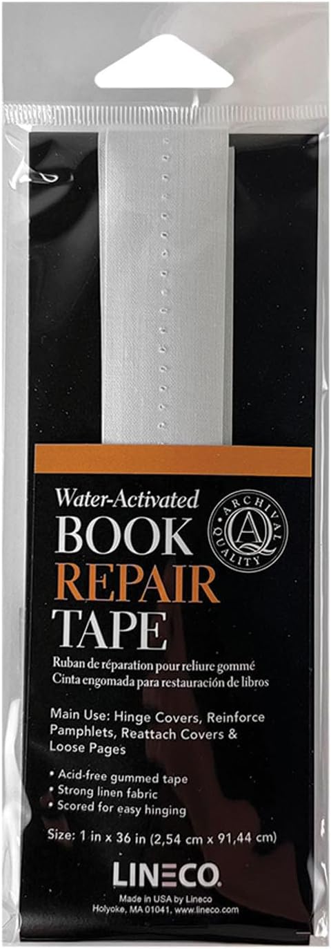 Lineco, Water-Activated Book Repair Tape, by Lineco