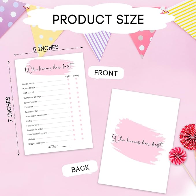 Who Knows The Birthday, Birthday Party Games, Birthday Party Activity Favor - Image 2