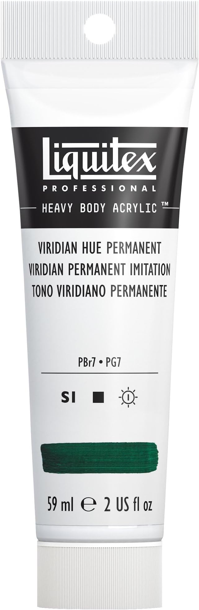 Liquitex Professional Heavy Body Acrylic Paint, 2-oz Tube, Viridian Hue by Liquitex