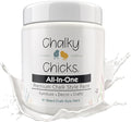 Chalky Chicks 8 Fl Oz Matte Hail Chalk Paint by ChalkyChicksFurniturePaint