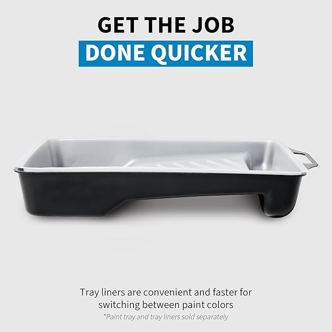 Precision Defined Paint Trays, Paint Roller Trays Liner, Plastic Paint Pan - Image 6