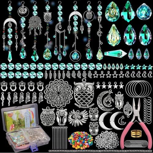 WASTROYAL 420pcs DIY Sun Catchers Making Kit for Adults Prism Hanging Decor