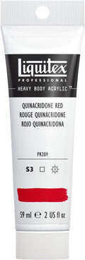 Liquitex Professional Heavy Body Acrylic Paint, 2-oz Tube, Quinacridone Red by Liquitex