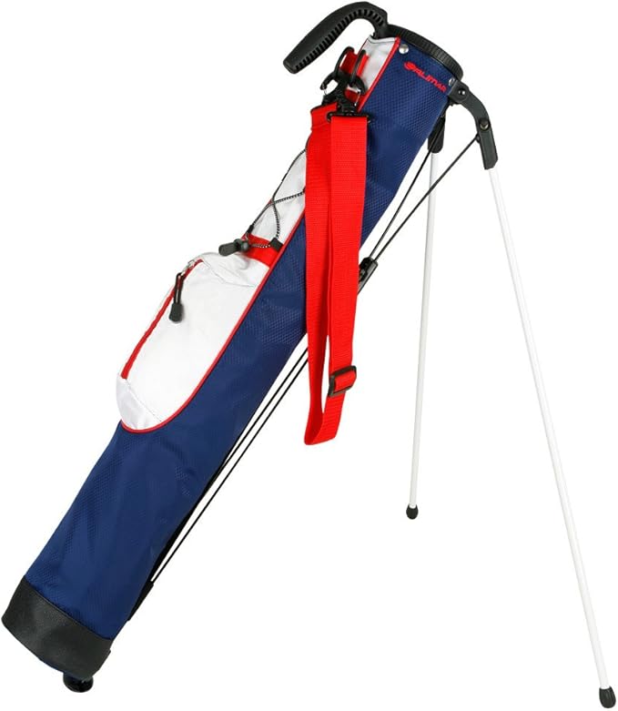Orlimar Pitch ’n Putt Lightweight Sunday Golf Bag with Stand, Ultra-Light Carry Design, Two-Way Divider Top, Shoulder Strap, Compact Carry Golf Bag for Men & Women