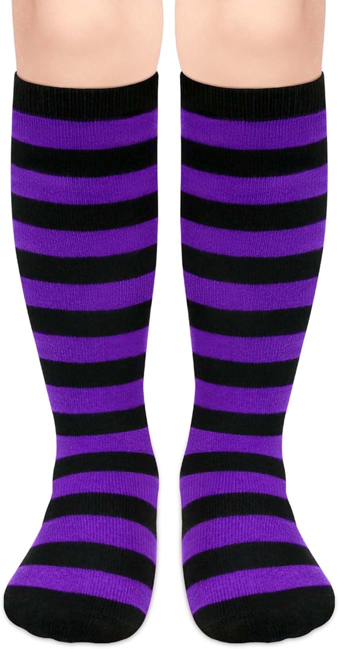 Olreco 1 Pack Toddler Kids Youth Soccer Socks Girls Boys Baseball Socks Youth Knee High Softball Football Accessories Cotton