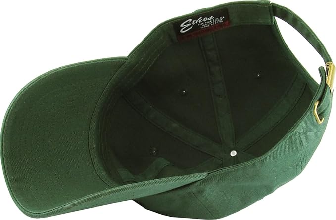 KBETHOS Classic Unisex Cotton Adjustable Low Crown Baseball Cap – Plain Dad Hat