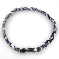 MapofBeauty 18 Inch Three Colors Fashion Three Braided Rope Tornado Necklace