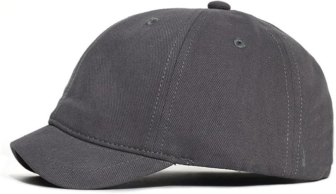 Men's Short Brim Baseball Cap Quick Dry Lightweight Breathable Adjustable Unstructured Dad Hat
