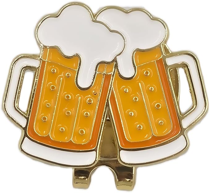 Food & Drink Golf Ball Markers with Hat Clip – Funny Magnetic Golf Accessories & Unique Gifts for Golf Lovers