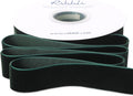 Ribbli Dark Green Velvet Ribbon 1 Inches Continuous10 Yard Spool Red Christmas by Ribbli