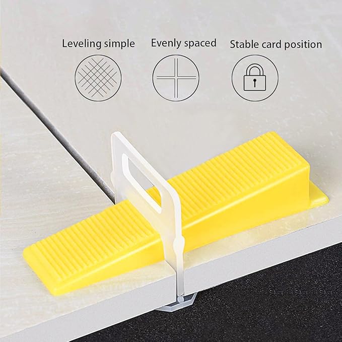 300 Pcs Reusable Leveling Wedges, Reusable Tile Leveling System Wedges - Image 3