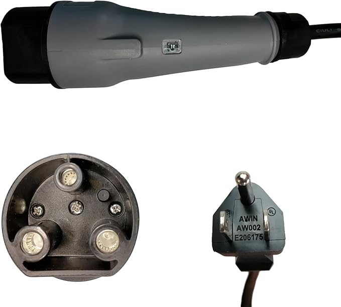 JOEEGO Universal Charging Power Cord Assembly Compatible with MadJax XSeries Storm, Star, Denago, Breezy EV Golf Carts, UL Listed, Replaces OEM# 2CR910 (16.4ft)