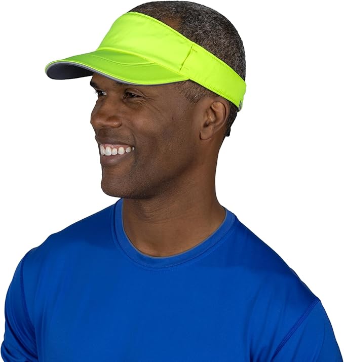 TrailHeads Sun Visor Hat for Men - Recycled Golf Visors for Men - Mens Running Visor for Tennis, Sports, Workouts