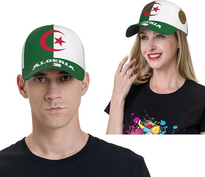 National Flags Baseball Cap for Men Women, Fashion Adjustable Sun Protection Visor Caps Trucker Hat Patriotic Caps