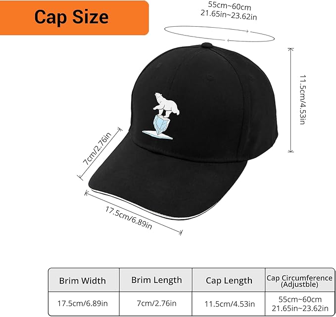 Embroidered Baseball Cap for Men Women, Breathable Cotton Adjustable Hat, Various Patterns for Casual Daily Outfits