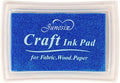 Dark Blue Ink Pad Finger Washable Kids Stamp Ink Pad by Ancwzoz