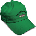 Custom Soft Baseball Hat Embroidered Dad Hat Fish Rainbow Trout Men & Ladies Baseball Cap Cotton