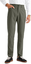 CRZ YOGA All Day Comfy 5-Pocket Golf Pants for Men - 28"/30"/32"/34" Quick Dry Lightweight Casual Work Stretch Trousers